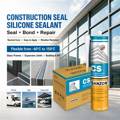 Sealant Silikon Tahan Cuaca Pikeun -Eksterior Gedong Luhur